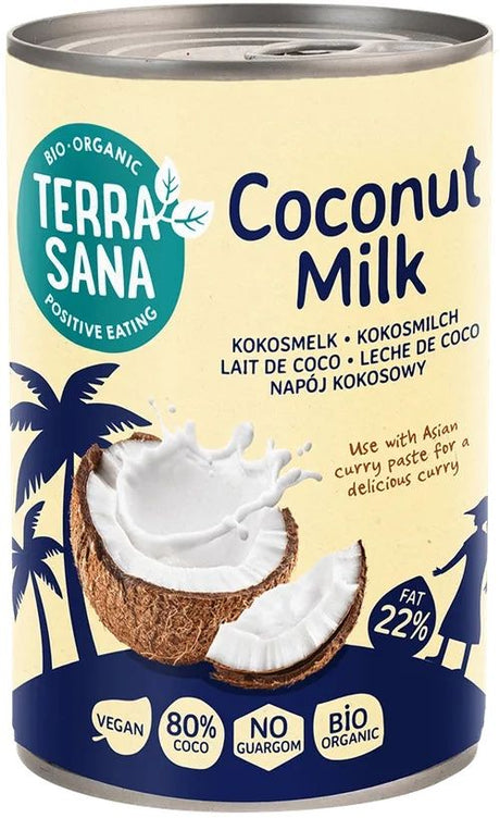 Leche de Coco 80% · Terrasana · 400 ml