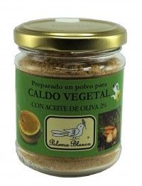 Caldo Vegetal en Polvo · Paloma Blanca · 125 gramos [Caducidad 02/2025]