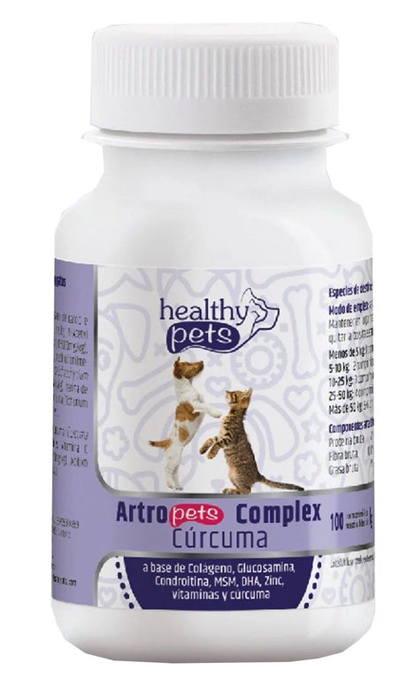 Artro-Pets Complex Cúrcuma · Healthy Pets · 100 comprimidos