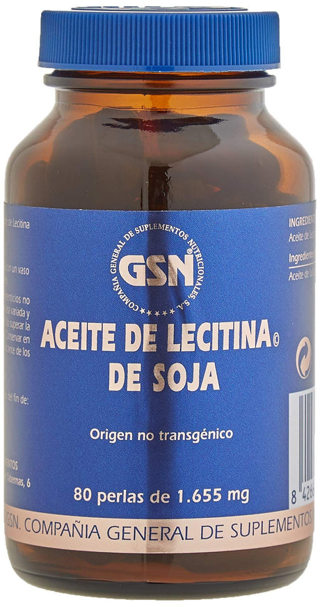 Aceite de Lecitina de Soja · GSN · 80 perlas