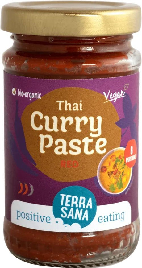 Pasta de Curry Rojo Tailandés · Terrasana · 120 gramos