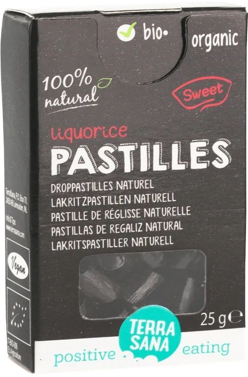 Pastillas de Regaliz Natural · Terrasana · 25 gramos