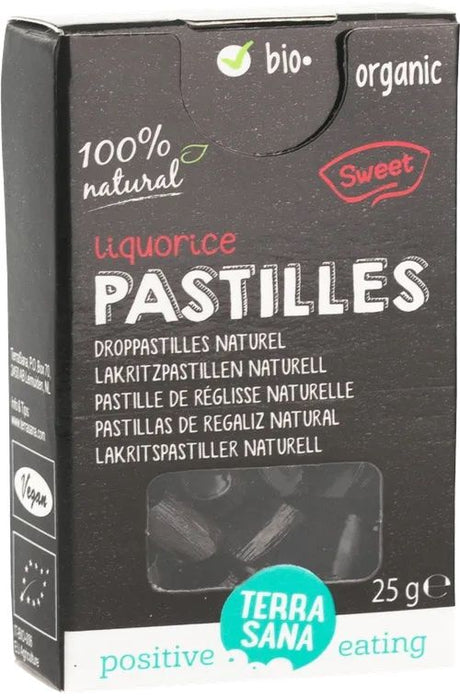 Pastillas de Regaliz Natural · Terrasana · 25 gramos