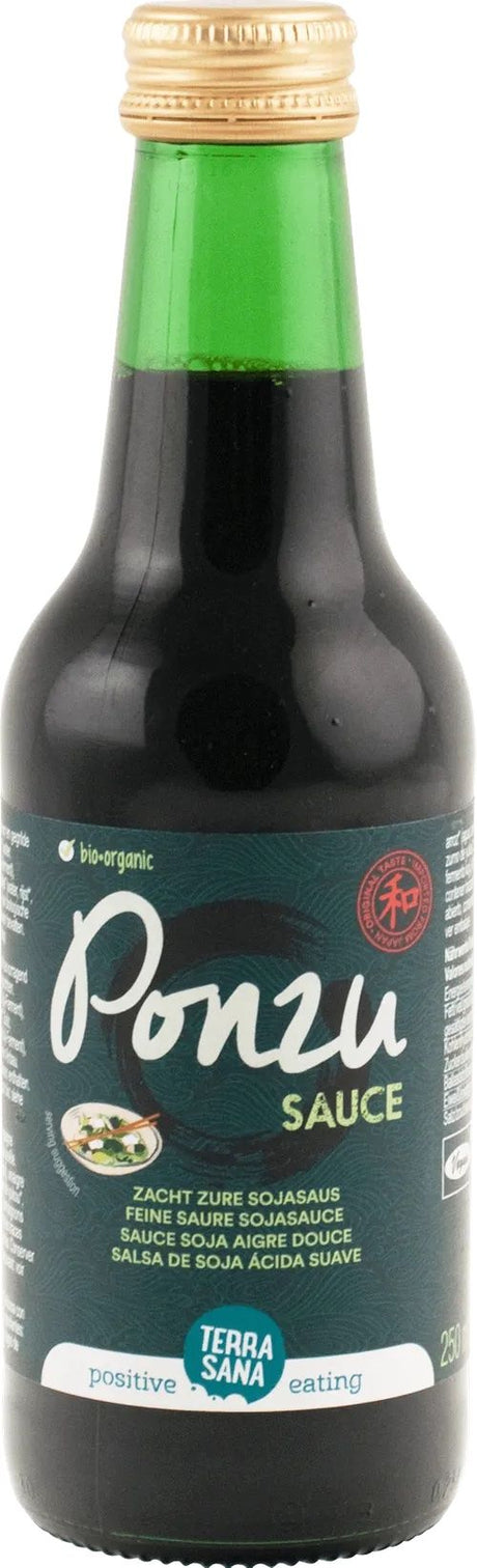 Ponzu: Salsa de Soja Ácida Suave · Terrasana · 250 ml