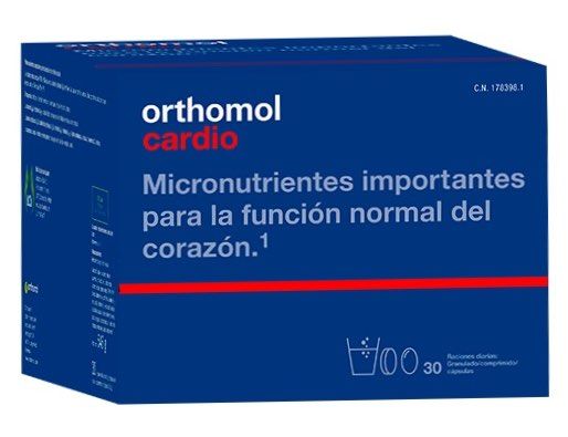 Cardio · Orthomol · 30 raciones (sobres + comprimidos + cápsulas)