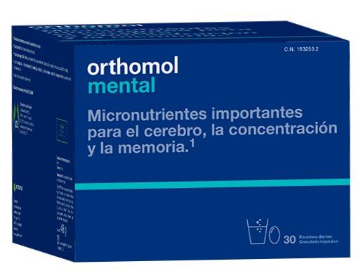 Mental · Orthomol · 30 raciones (sobres + cápsulas)