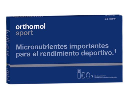 Sport · Orthomol · 7 raciones (viales + comprimidos + cápsulas)