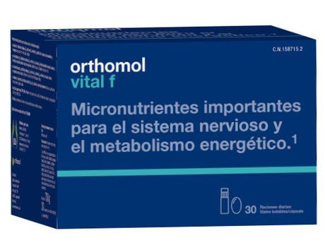 Vital F · Orthomol · 30 raciones (viales + cápsulas)