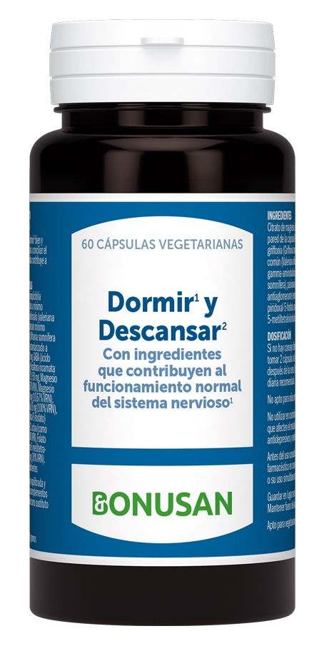 Dormir y Descansar · Bonusan · 60 cápsulas