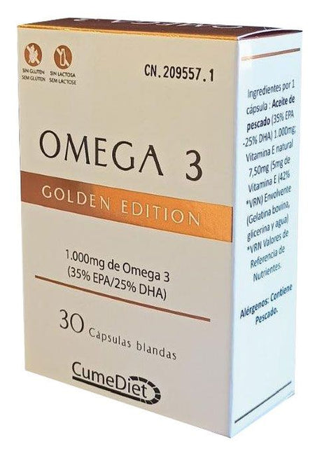 Omega 3 Golden · Cumediet · 30 cápsulas