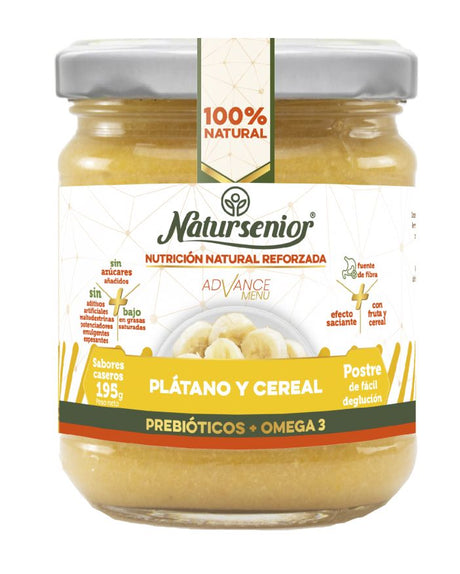 Postre de Plátano y Cereal · Natursenior · 195 gramos