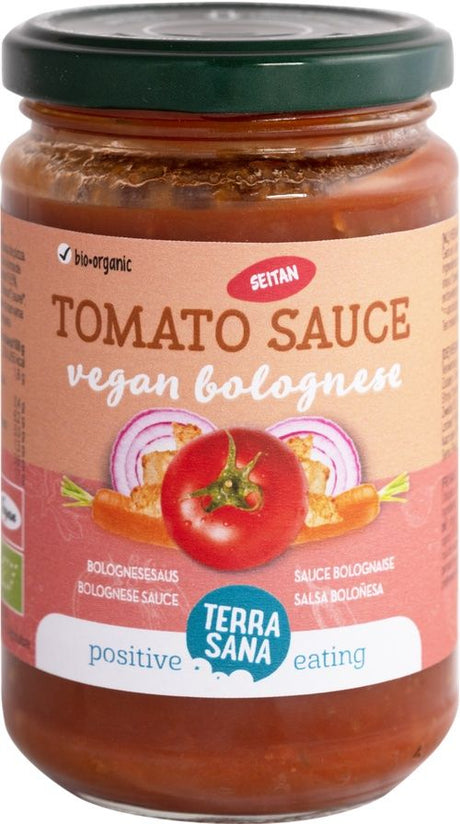 Salsa de Tomate Boloñesa Vegana · Terrasana · 300 gramos