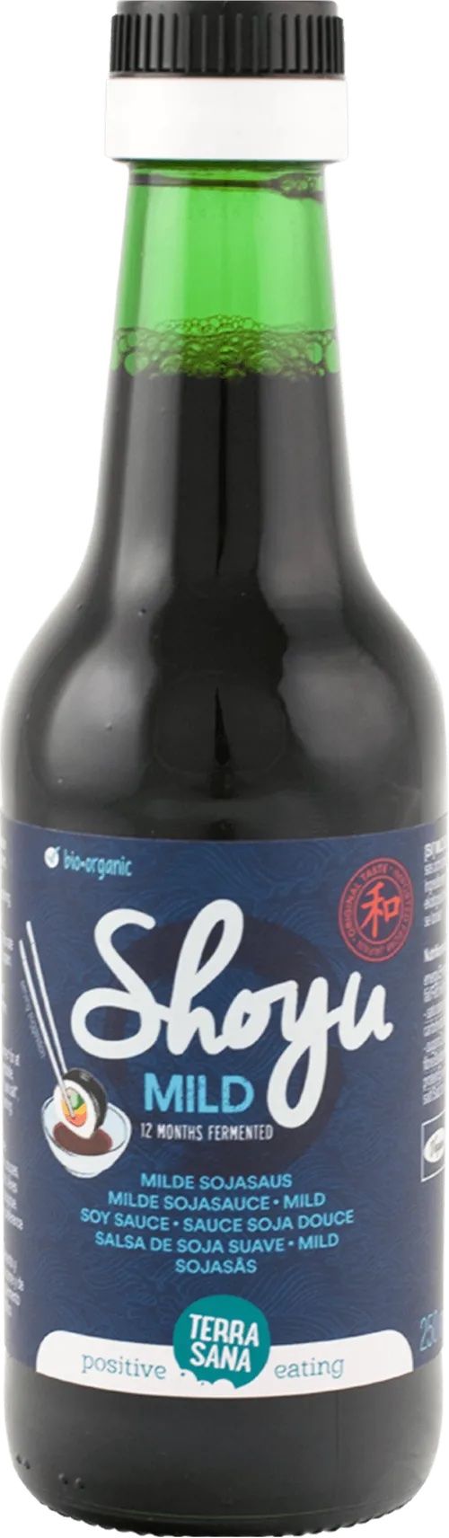 Shoyu Mild: Salsa de Soja Suave · Terrasana · 250 ml