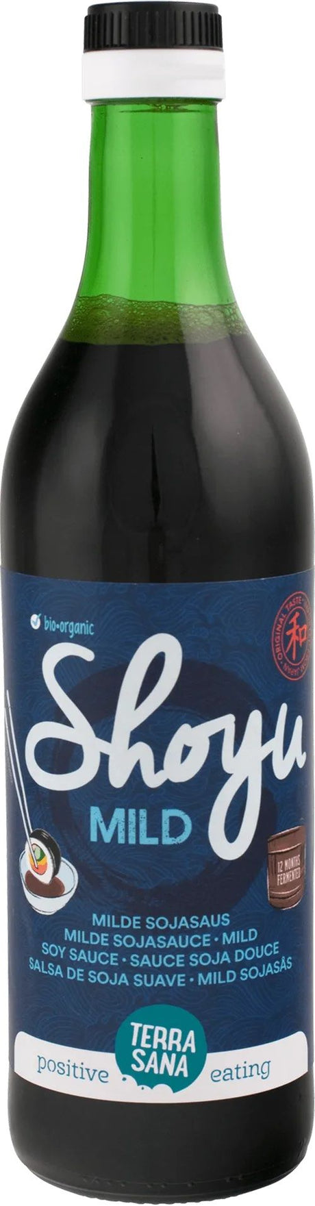 Shoyu Mild: Salsa de Soja Suave · Terrasana · 500 ml