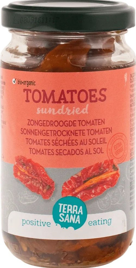 Tomates Secados al Sol en Aceite de Oliva Virgen Extra · Terrasana · 180 gramos