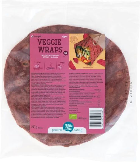 Veggie Wraps de Verduras con Remolacha · Terrasana · 240 gramos