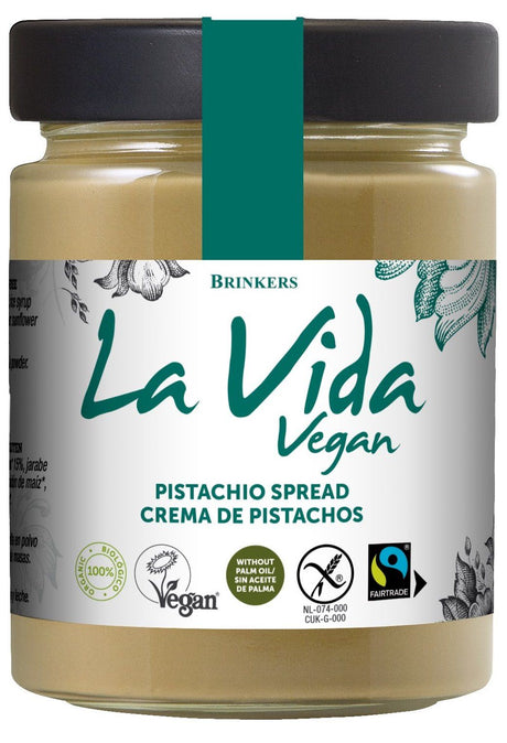 Crema de Pistacho Bio · La Vida Vegan · 270 gramos