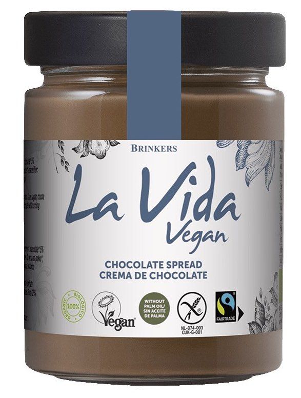 Crema de Chocolate Bio · La Vida Vegan · 270 gramos