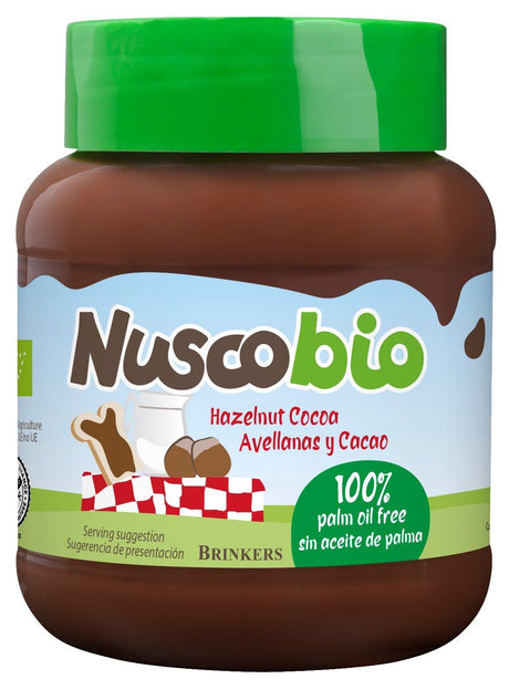 Crema de Chocolate con Avellanas · Nuscobio · 400 gramos