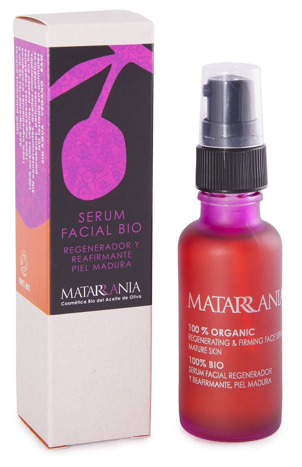 Serum Facial Regenerador y Reafirmante Piel Madura Bio · Matarrania · 30 ml