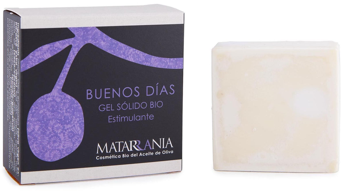 Gel de Ducha Sólido Estimulante Buenos Días · Matarrania · 120 ml