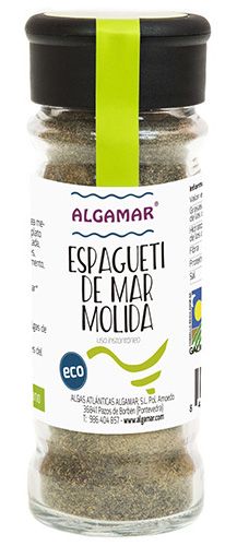 Alga Espagueti de Mar Molida · Algamar · 70 gramos