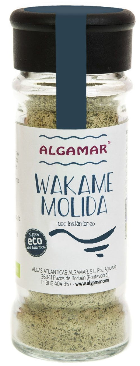 Alga Wakame Molida · Algamar · 70 gramos