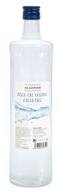 Agua del Océano Atlántico - Agua de Mar · Algamar · 1 litro