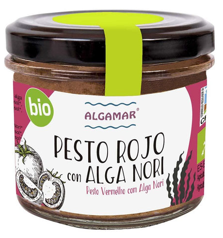 Pesto Rojo con Alga Nori · Algamar · 100 gramos