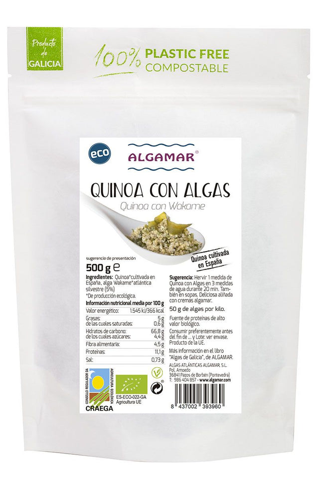 Quinoa con Algas · Algamar · 500 gramos