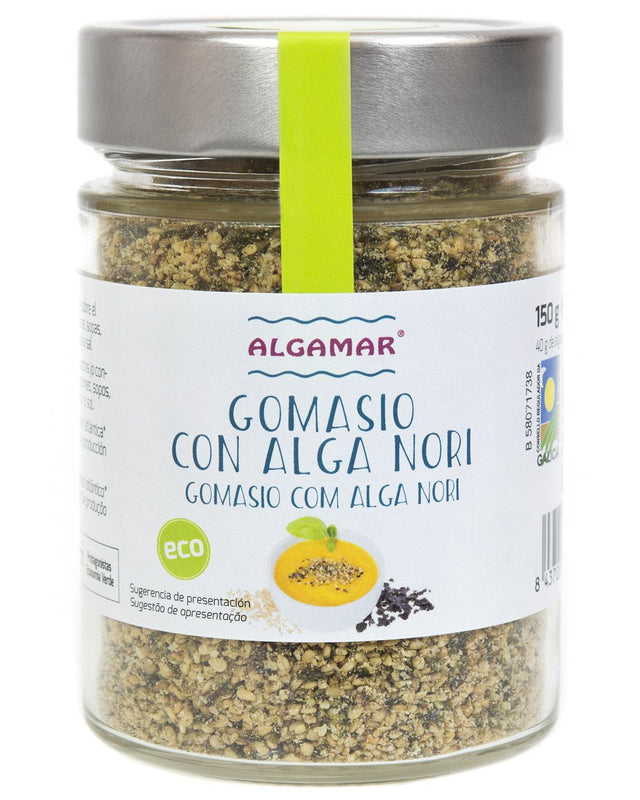 Gomasio con Alga Nori · Algamar · 150 gramos