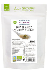 Sopa de Arroz, Verduras y Algas · Algamar · 250 gramos