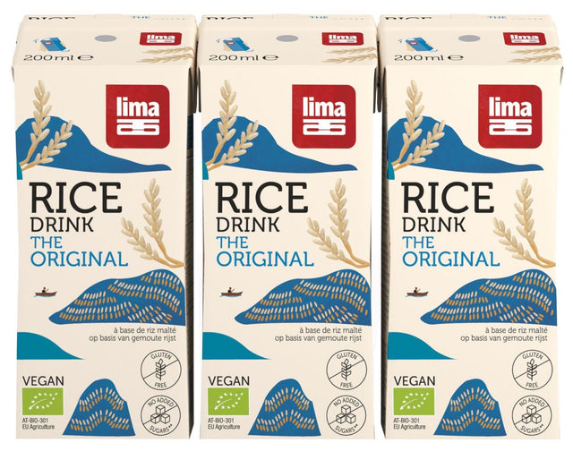 Bebida de Arroz Original · Lima · 3x200 ml