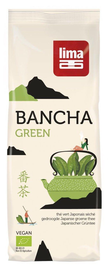 Hojas de Té Verde Bancha · Lima · 100 gramos