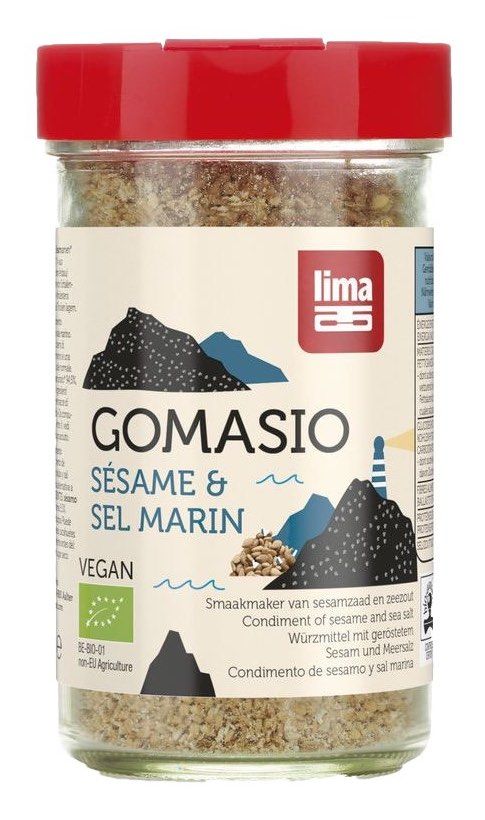 Gomasio: Sésamo y Sal Marina · Lima · 100 gramos