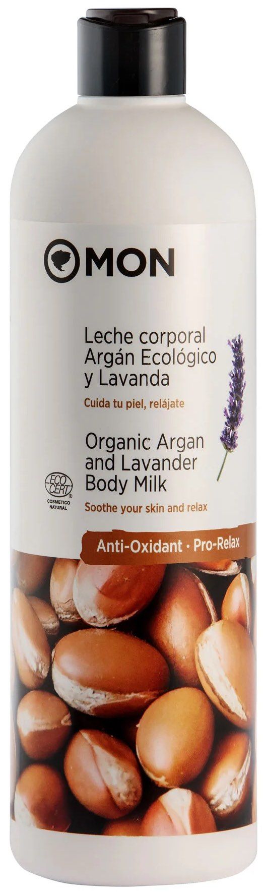 Leche Corporal de Argán Ecológico y Lavanda · MON · 500 ml