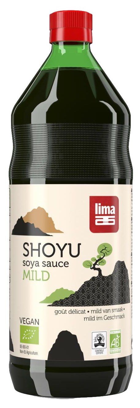 Shoyu Mild: Salsa de Soja Suave · Lima · 145 ml