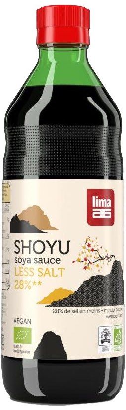 Shoyu: Salsa de Soja 28% Sal Reducida · Lima · 250 ml