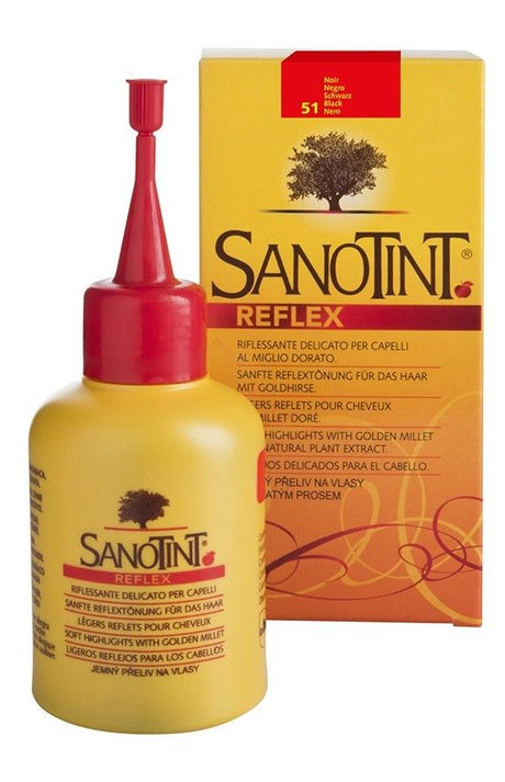 Tinte Vegetal Reflex 51 Negro · Sanotint · 80 ml