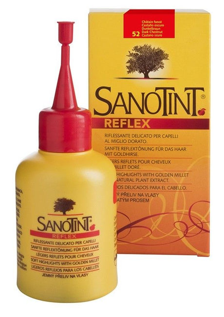 Tinte Vegetal Reflex 52 Castaño Oscuro · Sanotint · 80 ml