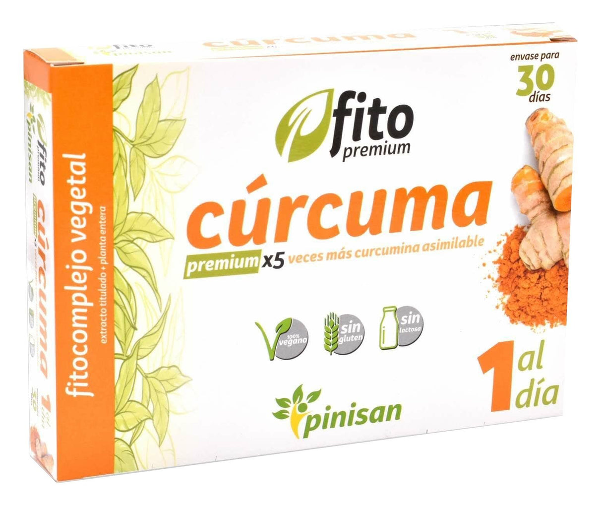 FitoPremium Cúrcuma · Pinisan · 30 cápsulas