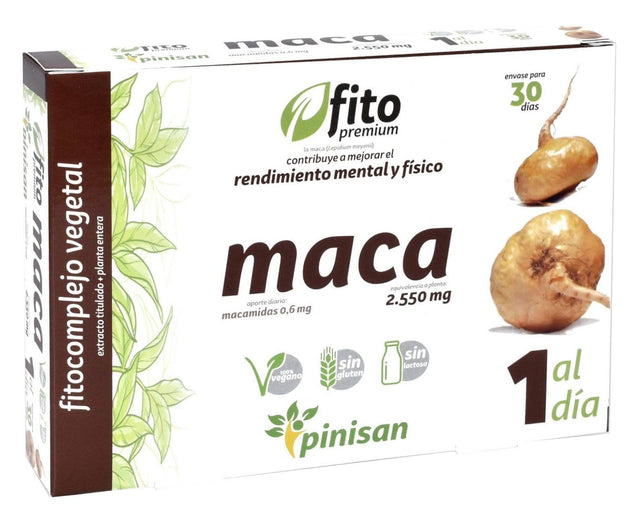 FitoPremium Maca · Pinisan · 30 cápsulas