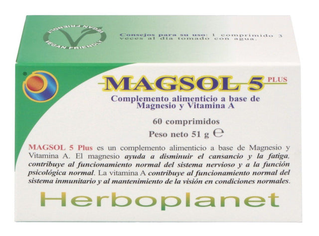 Magsol 5 Extra · Herboplanet · 60 comprimidos