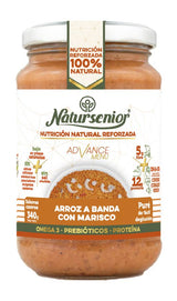 Tarro de Puré de Arroz a Banda con Marisco · Natursenior · 340 gramos