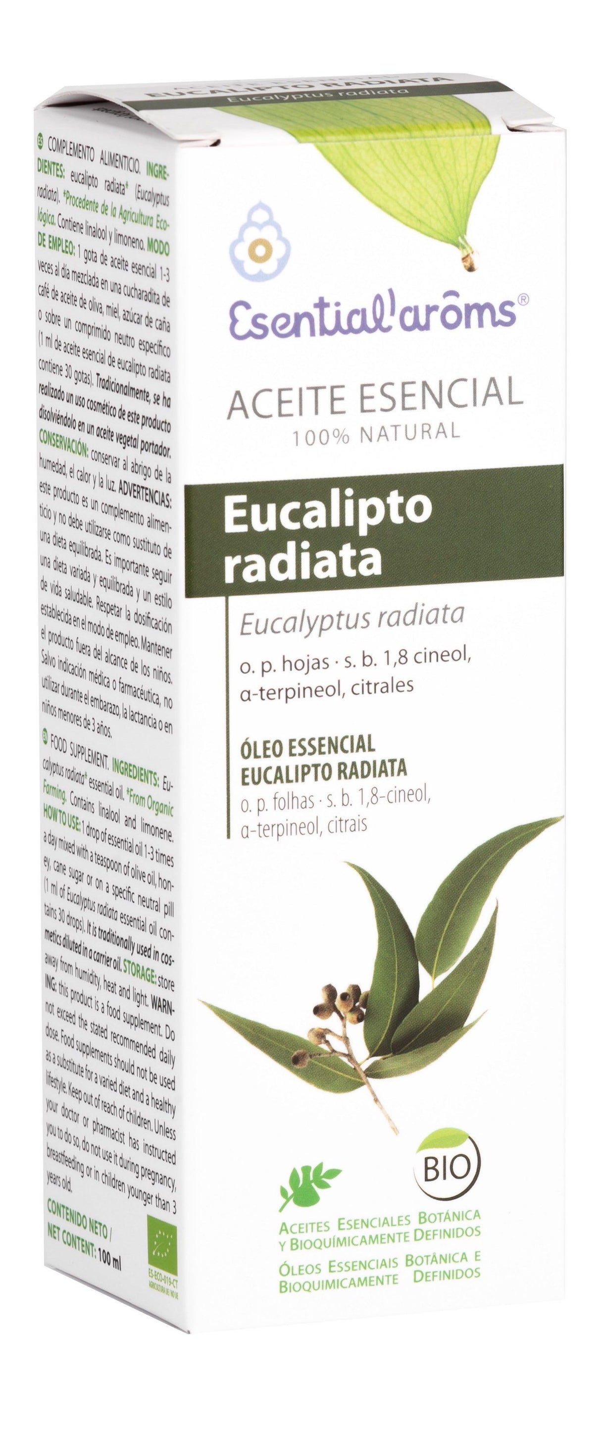 Aceite Esencial de Eucalipto Radiata Bio · Esential'Aroms · 100 ml