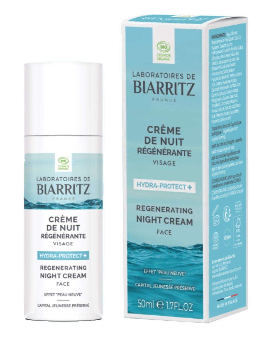 Crema Noche Regeneradora Hydra Protect+ · Laboratoires de Biarritz · 50 ml