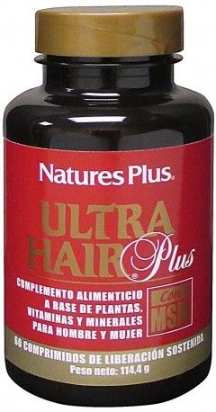 Ultra Hair Plus · Nature's Plus · 60 comprimidos