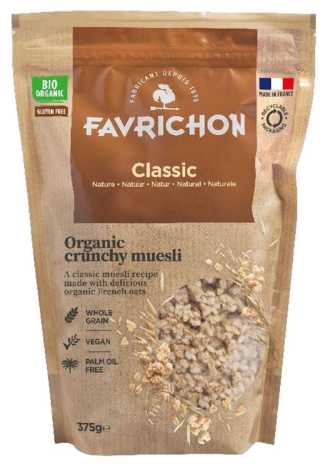 Muesli Crunchy Classic · Favrichon · 375 gramos