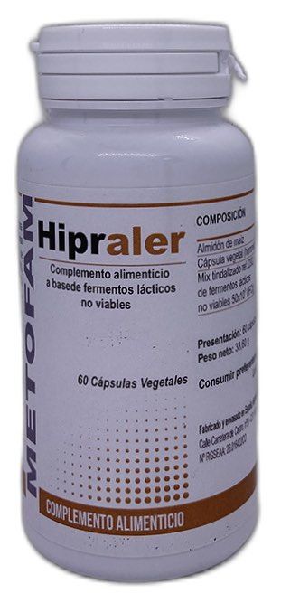 Hipraler · Metofam · 60 cápsulas