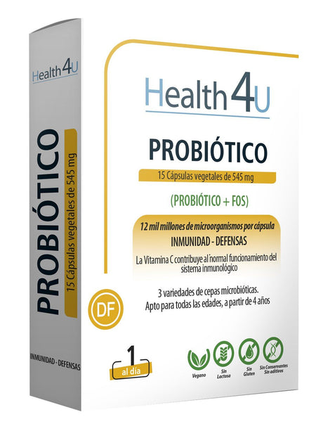 Probiótico · Health4U · 15 cápsulas